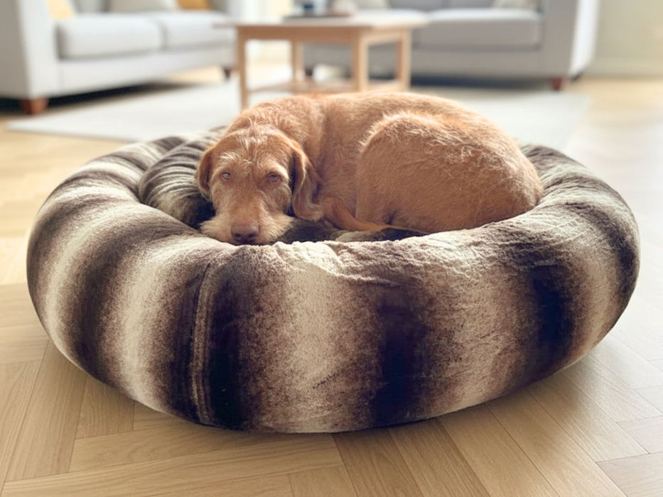 Collared Creatures - Luxury Deluxe Donut Dog Bed - Available in 2 Colours