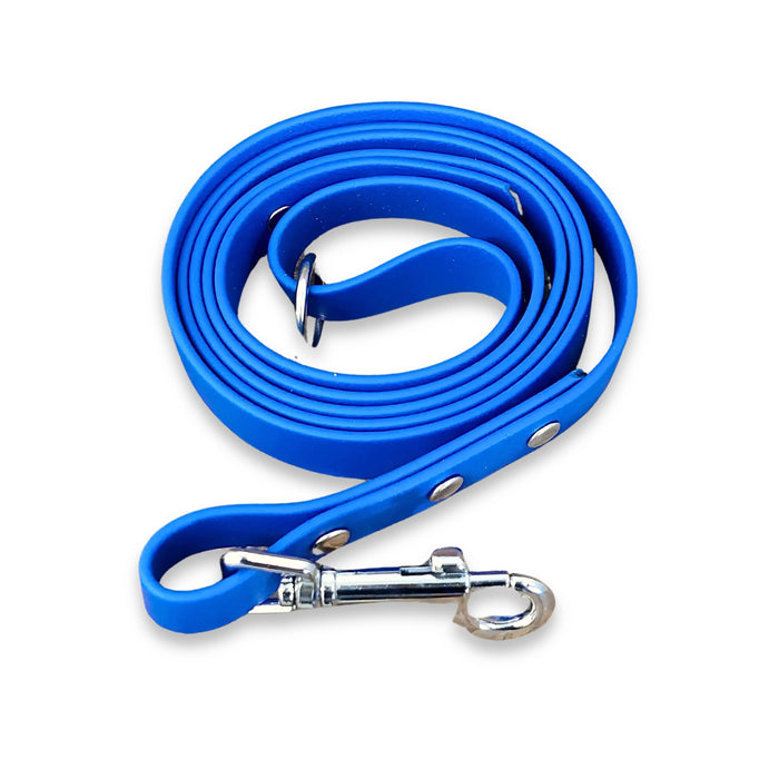 Electric Blue Waterproof Biothane Dog Lead