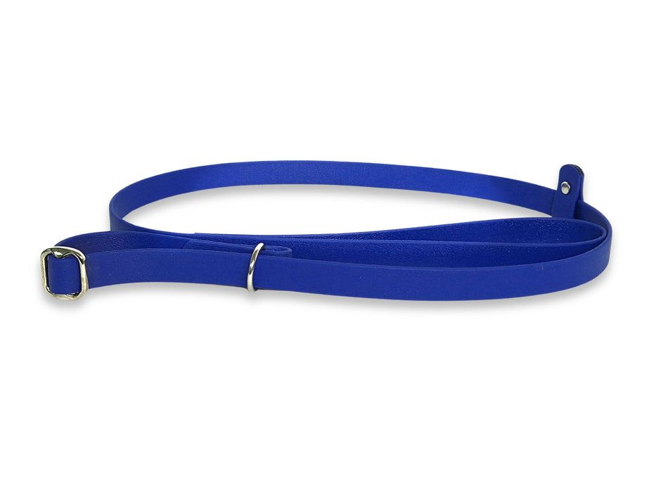 Electric Blue Waterproof Biothane Dog Slip Lead