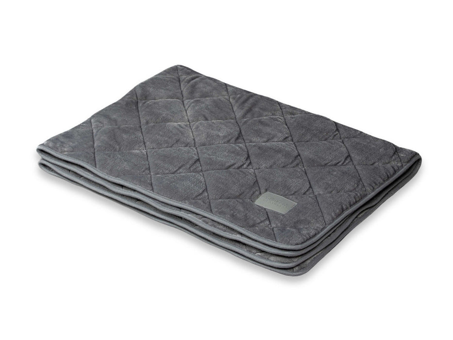 Collared Creatures - Luxury Quilted Grey Pet Blanket