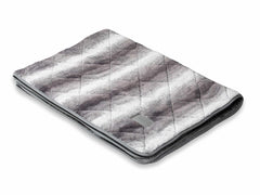 Collared Creatures - Luxury Faux-Fur Grey Dog Blanket - Sofa Throw