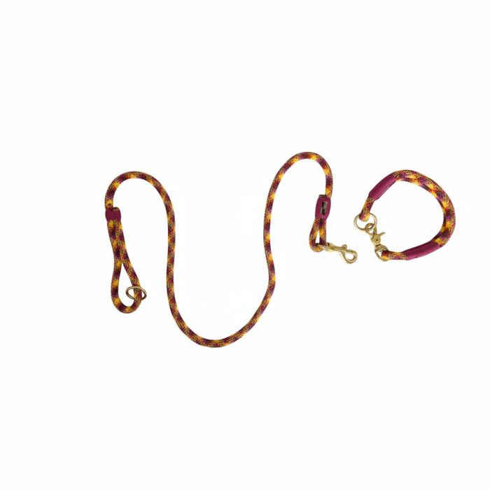 Feugo Handmade Rope Dog Collar with whipping