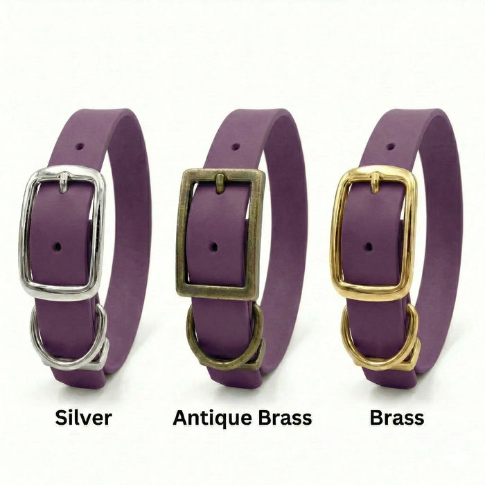 Grape Waterproof Biothane Buckle Dog Collar