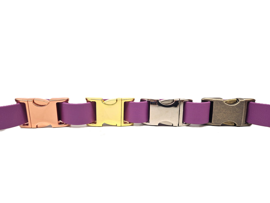 Grape Small Breed Waterproof Biothane Dog Collar 21cm to 28cm Neck