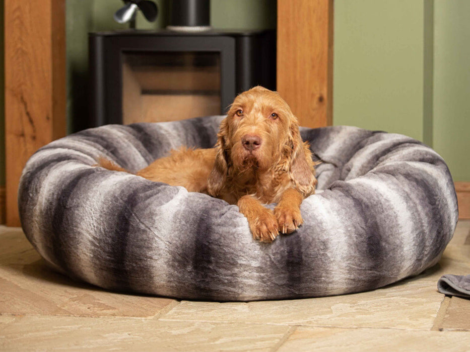 Collared Creatures - Luxury Deluxe Donut Dog Bed - Available in 2 Colours