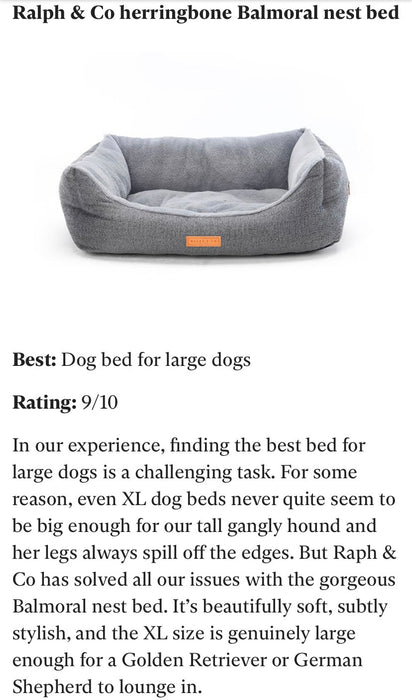 THE BALMORAL | LUXURY HERRINGBONE BED