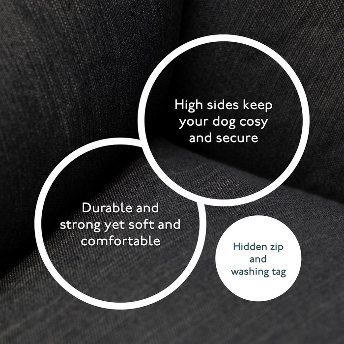 The Ultimate - Eco Friendly Orthopaedic Luxury Dog Bed, Slate Grey