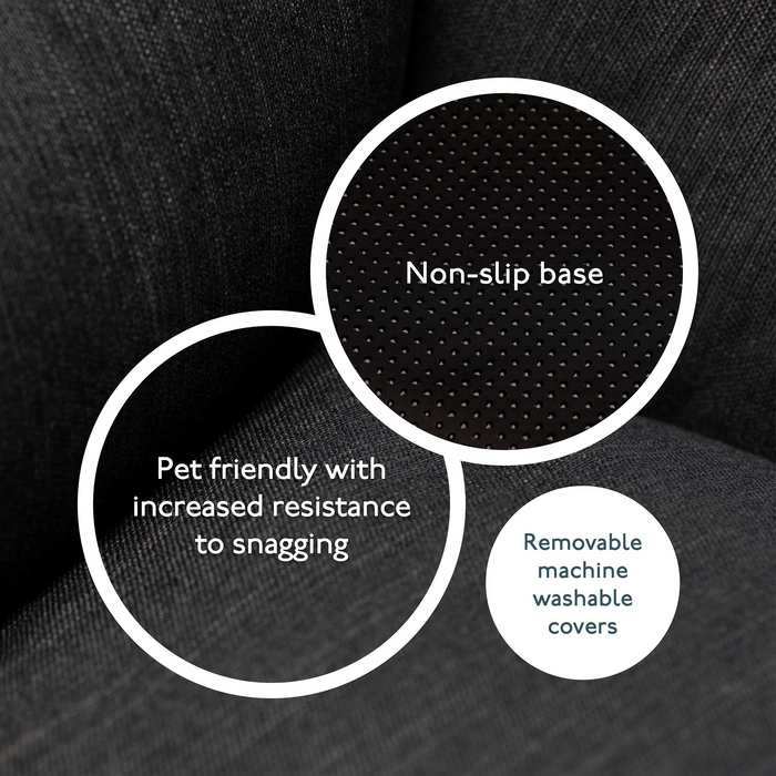 The Ultimate - Eco Friendly Orthopaedic Luxury Dog Bed, Slate Grey