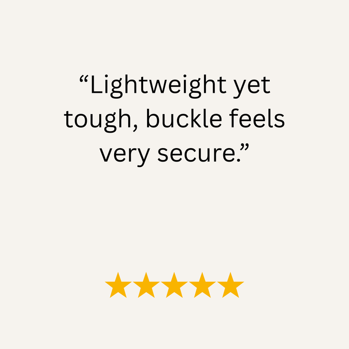 Tangerine Waterproof Biothane Buckle Dog Collar