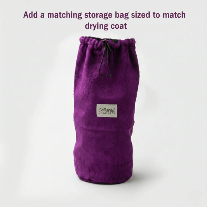 Magenta Superior Perfectly Practical Dog Drying Coat