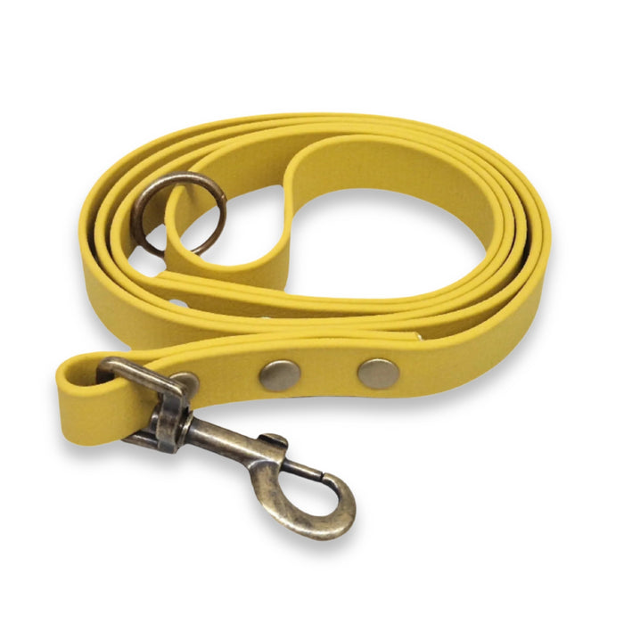 Mustard Waterproof Biothane Dog Lead