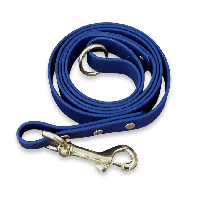 Navy Blue Waterproof Biothane Dog Lead