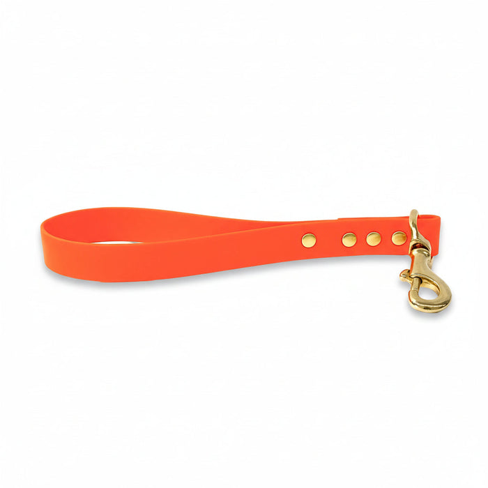Neon Orange Waterproof Biothane Traffic Handle