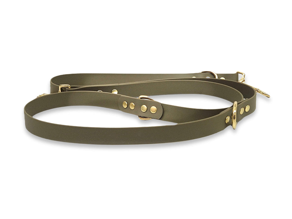 Olive Waterproof / Biothane Dog Training Lead