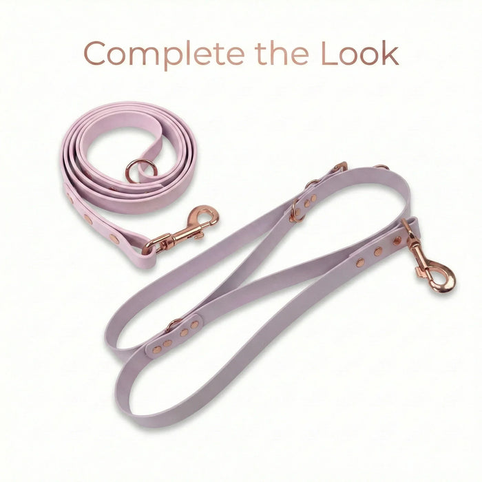 Pastel Pink Waterproof Biothane Buckle Dog Collar