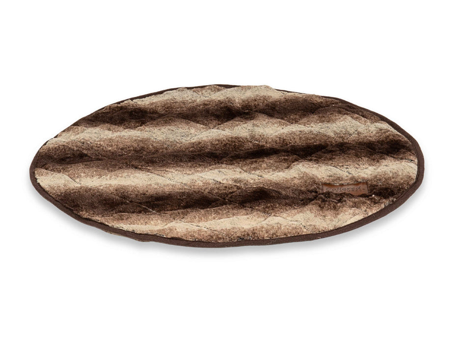 Collared Creatures - Luxury Brown Faux Fur Deluxe Cocoon Dog Blanket