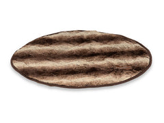 Collared Creatures - Luxury Brown Faux Fur Deluxe Cocoon Dog Blanket