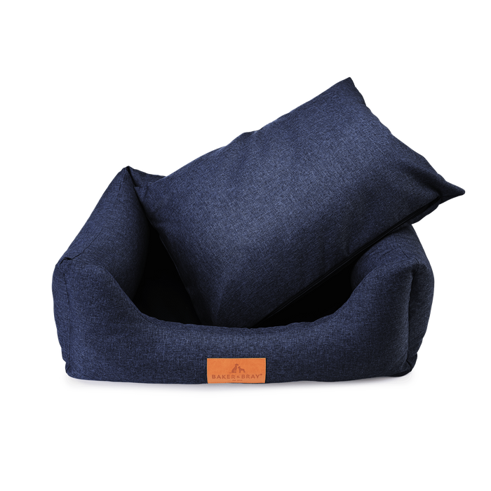 The Ultimate - Eco Friendly Orthopaedic Luxury Dog Bed, Navy Blue