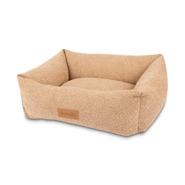 Scruffs® beds Medium (60 x 50cm) / Desert Tan Scruffs Boucle  Box Bed - Dog Bed