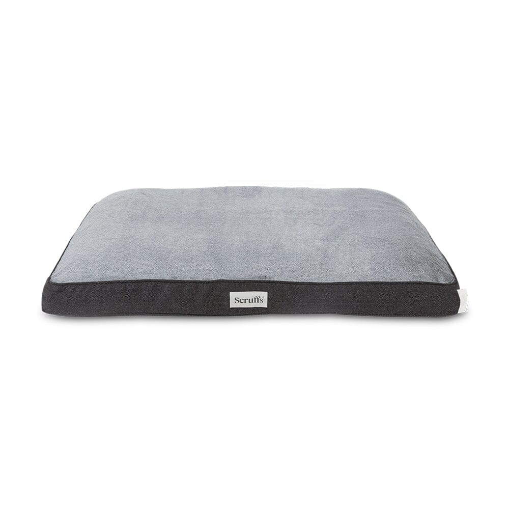 Scruffs® Dog Beds Graphite Grey / Large (100cm x 70cm / 39" x 27.5") Scruffs Harvard Memory Foam Mattress / Cushion - Graphite Grey