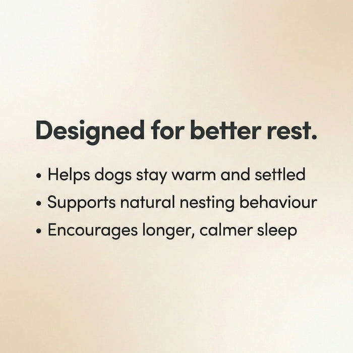 Braga Moss Luxury Dog Snuggle Bed - Snuggle Sack