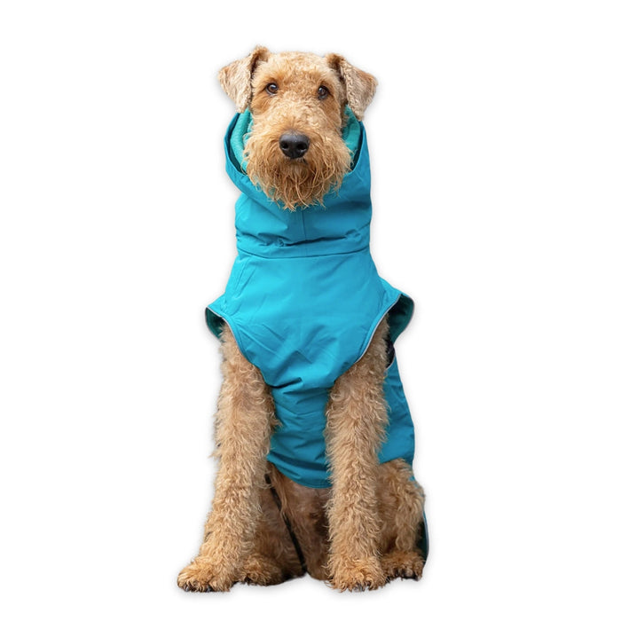 Teal Superior Waterproof Dog Coat
