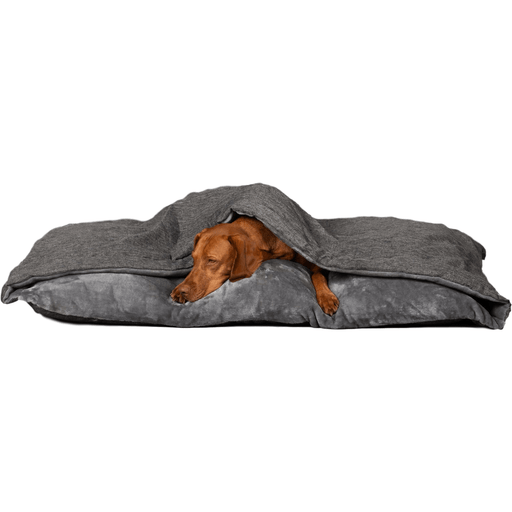 Collared Creatures Beds 200cm x 100cm Luxury Grey Snuggle Sack Dog Bed
