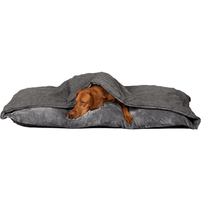 Collared Creatures Beds 200cm x 100cm Luxury Grey Snuggle Sack Dog Bed