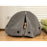Collared Creatures Beds Collared Creatures - Grey Deluxe Cocoon Luxury Dog Bed - BRAND NEW material