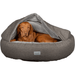 Collared Creatures Beds Grey Deluxe Cocoon Luxury Dog Bed
