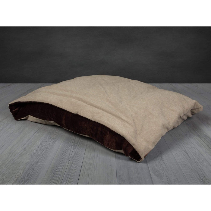 Collared Creatures Beds Luxury Beige Snuggle Sack Dog Bed