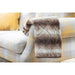 Collared Creatures Blanket Luxury Faux-Fur Brown Dog Blanket - Sofa Throw