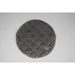 Collared Creatures Blanket Small 60cm Diameter Luxury Grey Quilted Deluxe Cocoon Round Dog Blanket