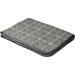 Collared Creatures Blanket Small - 80cm  x  70cm Luxury Faux-Fur Modern Grey Check Dog Blanket - Sofa Throw