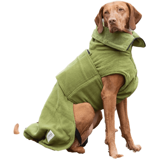 Collared Creatures Dog Jacket Extra Small / Green Perfectly Practical Dog Drying Coat - Available in 3 Colours