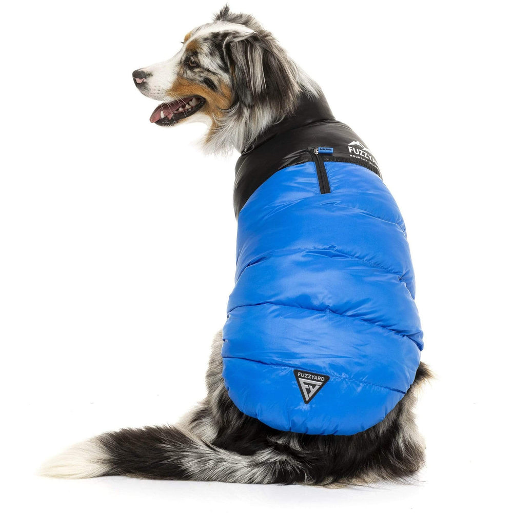 FuzzYard Dog Jacket Harlem Puffer Jacket - Blue