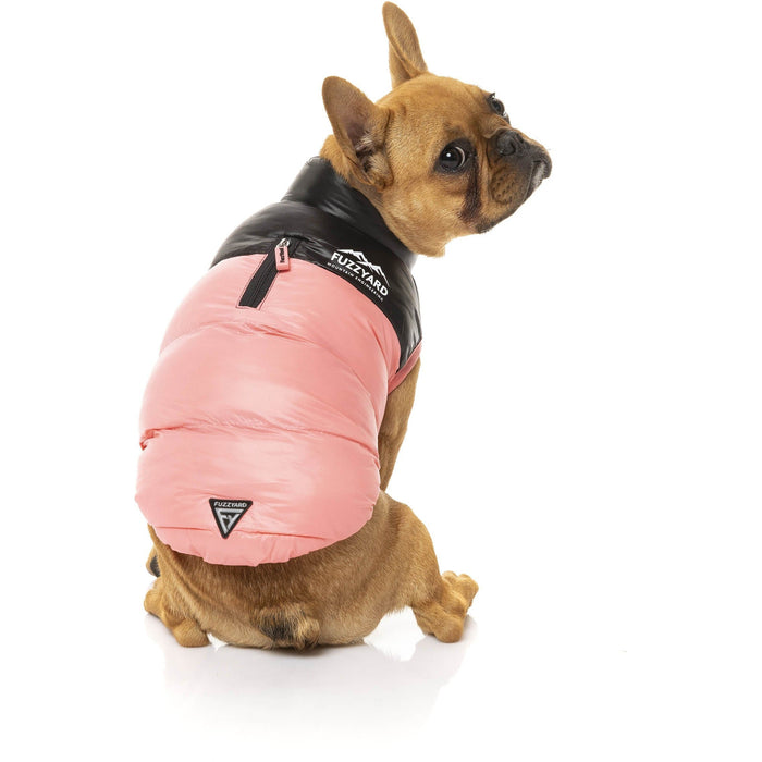 FuzzYard Dog Jacket Harlem Puffer Jacket - Pink