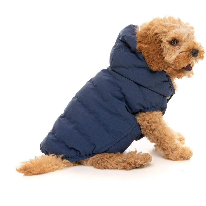 FuzzYard Dog Jacket Luxury Aspen Dog Jacket - Marine Blue
