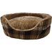 GorPets Beds Brown Check / Large 70cm (28") Essence Standard Bed