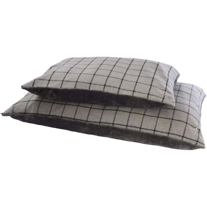GorPets Beds Grey Check / Large Camden Comfy Cushion Cover