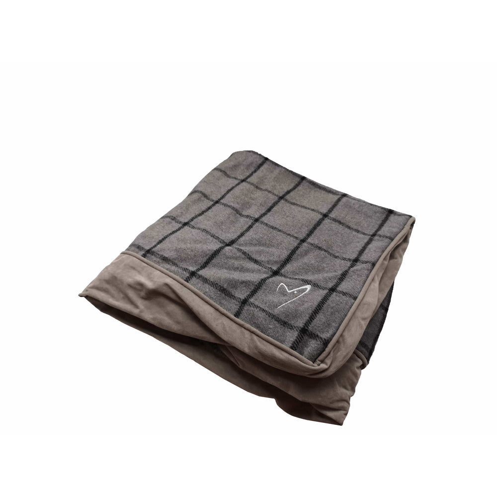GorPets Beds Grey Check / Large Camden Sleeper Pet Bed Cover