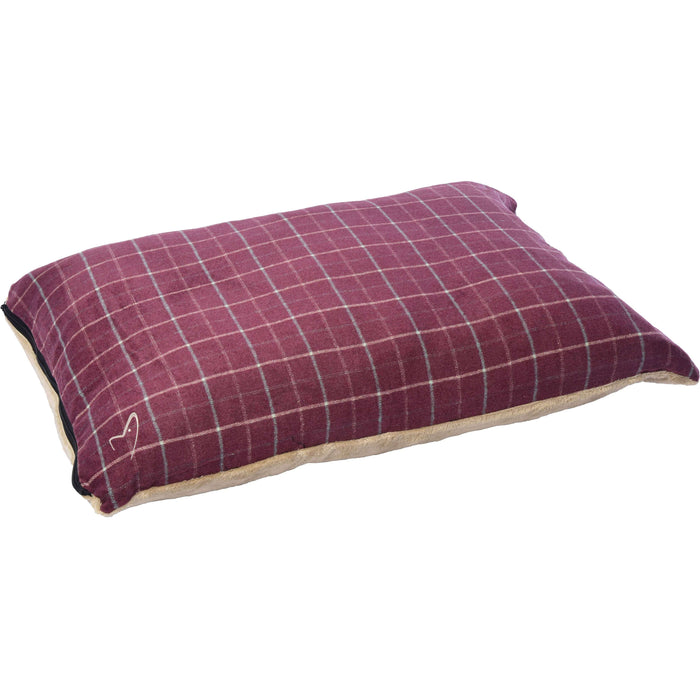 GorPets Beds Large / Wine Check Premium Comfy Cushion