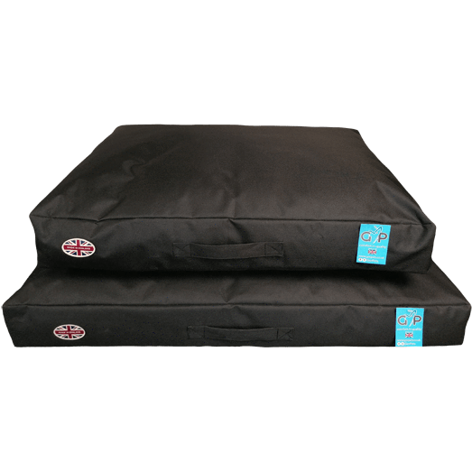 GorPets Beds Medium / Black Outdoor Sleeper Dog Bed