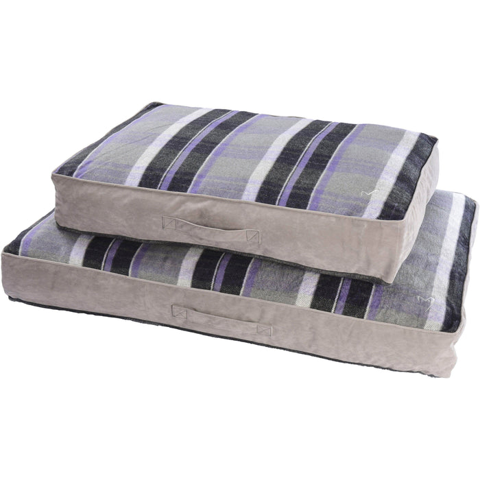 GorPets Beds Purple Check / Large (71x107x13cm) Camden Sleeper Pet Bed