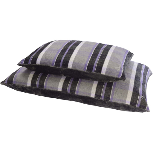 GorPets Beds Purple Check / Large Camden Comfy Cushion Pet Bed