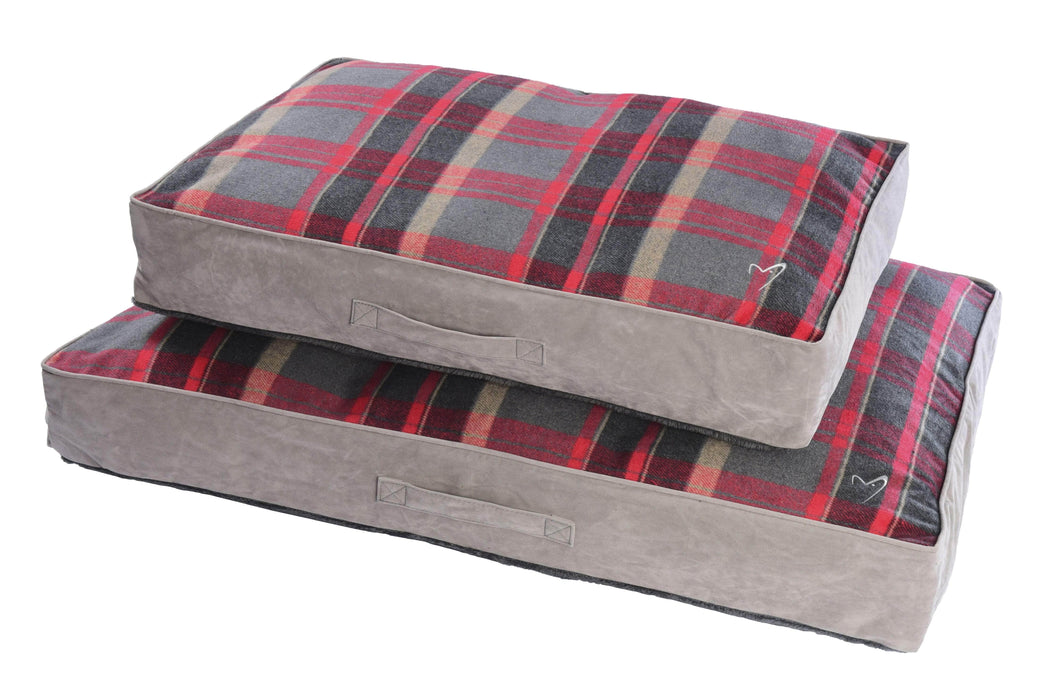 GorPets Beds Red Check / Large (71x107x13cm) Camden Sleeper Pet Bed