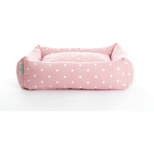 In Vogue Beds 60 cm x 45cm Dotty Rose Bolster Luxury Dog Bed