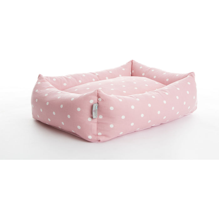 In Vogue Beds Dotty Rose Bolster Luxury Dog Bed