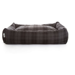 Highlander Bolster Luxury Square Donut Dog Bed