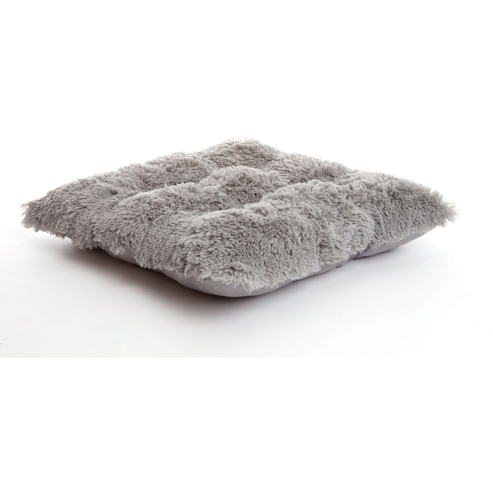 In Vogue Beds Silver Shaggy Pooch Pad Dog Bed